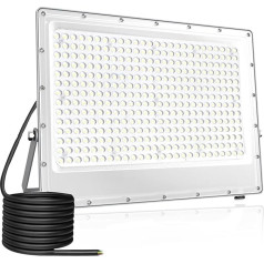 Открытый светодиодный прожектор, 300 Вт светодиодный прожектор в помещении, холодный белый 6500 K 504 светодиодов прожектор, мастерская лампы, IP