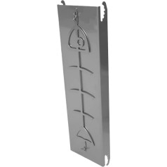 Lainiaoly Grill Lachs Halter, Wiederverwendbares Grillbrett mit Rost, Grill Werkzeuge mit verstellbaren Fischbrettern für Männer, Frauen, Anfänger, Haushalt, Küche, Garten, Picknick und