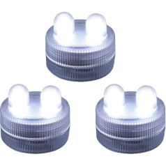 50-Piece Подводный 2 LED свет без пламени светодиодные свечи на батарейках чайный свет дайвинг декоративные огни для свадебной вечеринки событи