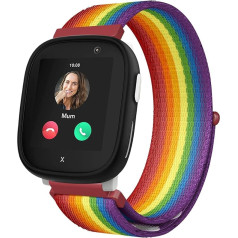 Детский нейлоновый браслет Seltureone, совместимый с Xplora X6 Play, удобный, дышащий, водонепроницаемый ремешок для детей, легко надевается