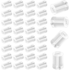 Упаковка из 500 сережек, силиконовые заглушки для сережек, затычки для сережек, прозрачные резиновые заглушки для ушей, пластик для крючков, 