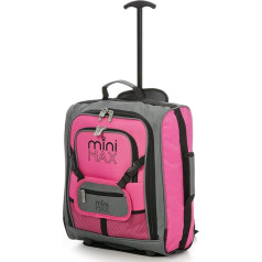 Aerolite MiniMAX EasyJet 45 x 36 x 20 Детский ручной багаж под сиденье Тележка Детский рюкзак Сумка для ручной клади Юниор 45 x 35 x 20 см, розовый, MINIMAX01