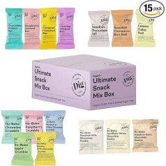 Dig /Get Raw - Ultimate Snack Mix Box - все продукты в одной коробке! - Здоровые закуски, веганские, без глютена и рафинированного сахара, идеальный офисный п