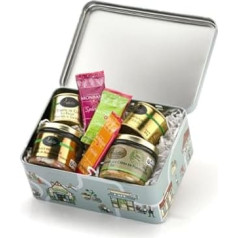 Эксклюзивный подарочный набор Delicatessen Périgord с перепелами, утиным террином и другими блюдами. В красивой экологичной жестяной коробке