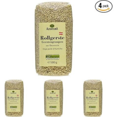 Alnatura Organic Barley, ячменные гусеницы, 500 г (упаковка из 4)