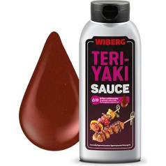 Соус терияки WIBERG - классический японский соус для гурманов с соей и чесноком - идеально подходит для маринования, заправки, приготовления б