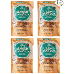 Chokay Organic Bites Set of 4 - Миндаль с корицей в бельгийском темном шоколаде / Без добавления сахара / Без подсластителей / Веганство и справедливая то