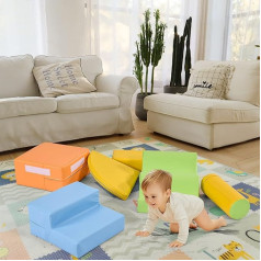 Yaheeda XXL Foam Building Blocks - гигантский строительный блок, нескользящий, детская развивающая игрушка, сертификат безопасности ЕС, мягкая веганская 