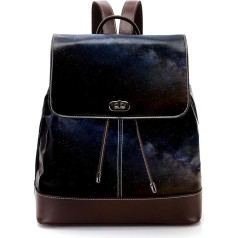 Персонализированные школьные сумки для подростков, фантастический рисунок неба, разноцветный, 27x12.3x32 см, рюкзаки-рюкзаки