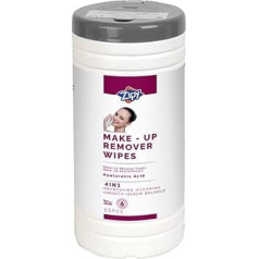 Очищающие влажные салфетки для снятия макияжа - салфетки для лица - формула с гиалуроновой кислотой - упаковка из 55 штук (19 x 16 см)