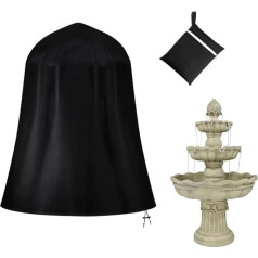 COOSOO Сад Фонтан Крышка Оксфорд Сверхмощный Водонепроницаемый Пылезащитный Крышка с Запирающимся Стяжка для Зима Открытый Патио Фонтан Ста