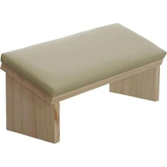 AWHAO Zubehör für Nagelauflage, Tischstation, rutschfeste Matte, Nagel-Armauflage, Handauflage, Maniküre, Handkissen, für Spa, Salon, Arme, Grau
