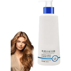 Восстанавливающий крем с кератином, 2025 Neu UNEGRS Keratin-Revitalizing Conditioner, Deep Conditioning for Dry Damaged Frizzy Hair Moisturizer, Hair Smoothing Leave-In Conditioner for Women (300ml, 1pc)