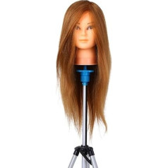 Тренировочные головы 100% реальные волосы тренировочные головы для парикмахеров профессиональный практика головы прически головы DIY приче