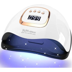 380 Вт УФ-лампа/LED-лампа для геля, геля, полуперманента, с ЖК-дисплеем, 81 светодиодом и быстрым троекратным освещением, быстрое троекратное ос