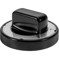 Hochtemperaturbeständiger Bakelitknopf Kontrolle Herdknöpfe Kochen Geformt Grill Brennerknöpfe Ersatz Gasventilknopf Gasventil-bedienknopf Brennerventilknopf Abs Black