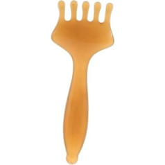 Didiseaon Massagekamm für die Kopfhaut haarmassage kopfhautpflege Tragbarer Massagekamm Massage Tool für Kopf werkzeug Kopfbotschaften multifunktionaler Massagekamm Spa-Tools Harz Brown