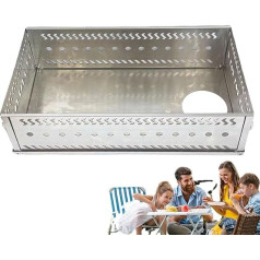 Каменная корзина для сауны - портативная дровяная печь для сауны каменная подставка из нержавеющей стали корзина для древесного угля грил