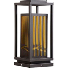 USMJQVZ китайский дождезащитный пост фонари мрамор смотреть светодиодный открытый столб свет отель вилла ландшафтный путь огни для сада палу