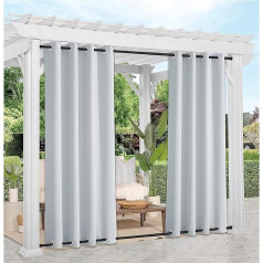 Шторы для улицы, водонепроницаемые, ветрозащитные, блэкаут, теплоизолированные шторы с люверсами, приватные шторы для сада, патио, беседки,