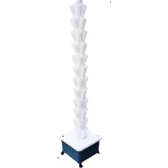 8-слойная гидропонная система выращивания сада Вертикальная башня Вертикальная башня для растений для гидропоники в дождь для фруктов, ов