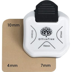 Дырокол для скругления углов 3-в-1 - 3-сторонний дырокол для бумаги - угловой дырокол для фотографий - скругление углов для твердой бумаги, при