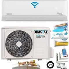 18000 BTU 5,3 кВт QuickConnect Ultra Split Кондиционер + Обогреватель ECO Smart WiFi / Супер ионизатор / Самоочистка / Follow Me Полный комплект Тихий Включает 5 м кабеле