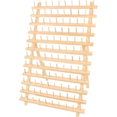 Стойка для ниток, держатель для швейных ниток, многослойная стойка для шпульки с пряжей и складными ножками, компактный органайзер для хра