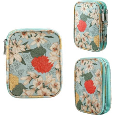 Чехол для вязальных игл Oaygat, пустой, на молнии, сумка для хранения, портативная сумка для вязания, сумка для хранения, вышивальная сумка для 