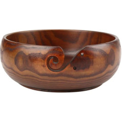 Натуральная деревянная чаша для пряжи ручной работы для вязания, вязания крючком, украшения дома, большой держатель для пряжи, Bol Bois, чаши д