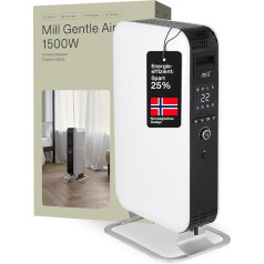 Масляный радиатор Mill 1500 Вт, электрический обогреватель, до 22 м², бесшумный электрический обогреватель, энергосбережение, безопасный элект