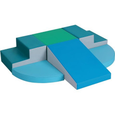 Wilwolfer Пена Строительные блоки Дети Восхождение Крытый: 6 Мягкие Строительные Блоки Гигантские Строительные Блоки Играть Блоки - Мягкие Стр