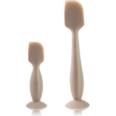 LOTBILL Baby Diaper Spatula, 2 Pack Butt Spatula, Silicone Diaper Cream Applicator, Full Size and Mini Butt Paste Spatula for Babies, Newborns, Suitable for Aquaphor