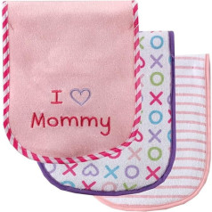 Детские хлопковые салфетки Luvable Friends Uni с волокнистым наполнителем Mama Pink One Size