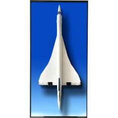 ICUANUTY Настенная доска для Lego Icons 10318 Concorde Настенное крепление для Lego Model Car Размер: 110 x 55 см для Lego Models Не входит в комплект