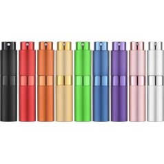 Toureal 8 мл алюминиевый парфюм распылитель Многоразовые пустой парфюм распылитель Путешествия распылитель бутылка для путешествий (9 цветов)