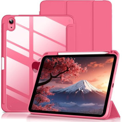 Lsmmpoba Чехол для iPad (A16) 11-го поколения 2025/ iPad 10-го поколения с держателем для карандаша 10,9 дюйма 2022 модель, ударопрочный защитный чехол с прозр