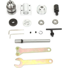 Бенч дрель шпиндель в сборе без привода B12 сверла патрон M10 вал втулки DIY деревообработки резки шлифовальный стол для DIY настольные пилы бен