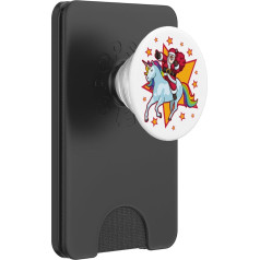 Weihnachtsmann Einhorn für Mädchen Frauen Xmas Weihnachten PopSockets PopWallet für MagSafe