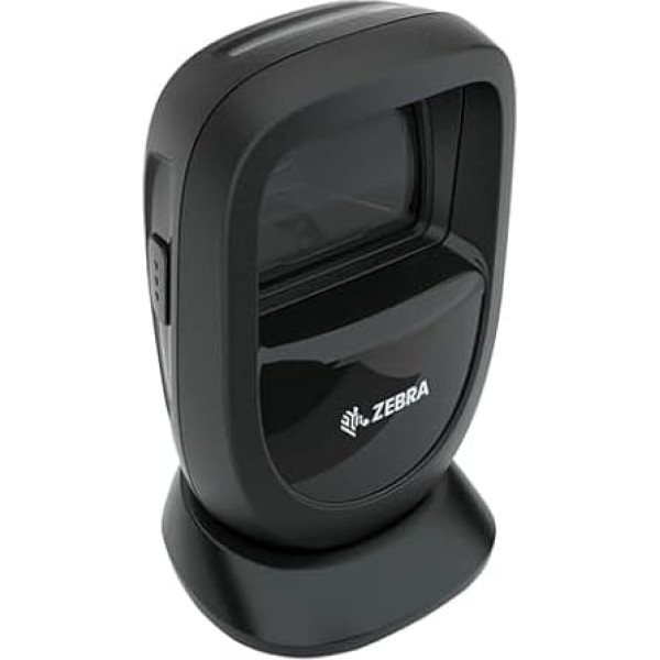 Zebra DS9308 Ручной сканер двумерного кода - USB, последовательный (RS-232) - Подключение: Кабель, Сканер штрих-кода черный