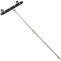 Мойка высокого давления Luqeeg - очиститель днища с 6 насадками и 2 удлинительными штангами - мойка днища автомобиля, насадка для мойки под давл