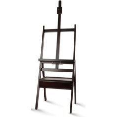 Faltbare Staffeleius Holz mit Schublade, tragbare Rückenstütze Kunststaffelei für Ölgemälde, verstaubar und verstellbar, perfekt für Künstler und Anfänger