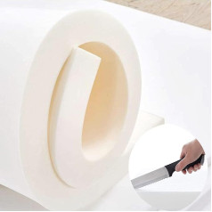 Подушка из высокоплотной пены, вырезанная по размеру дивана и сиденья 120 x 40 см 8 см толщиной Идеально подходит для комфорта и поддержки Свер