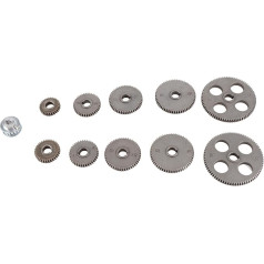 Drehradgetriebe Motorscheibe Rad Kit 11pcs Hochgenauigkeit Schneidemaschine für die Metallbearbeitung