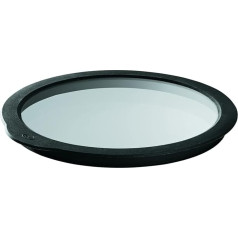 Крышка для хранения продуктов RÖSLE Ø 24 см, стекло с силиконовым ободком по всему периметру, можно мыть в посудомоечной машине