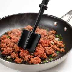 Нейлоновая мясорубка с 5 углами для фарша или говяжьего фарша Термостойкий измельчитель с антипригарным покрытием Легкая очистка