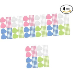 NIYANGLE 4 Sätze Nagelentferner Baumwolle Pads Make -up -entfernertücher Machen Fusselfreie Nageltücher Für Gelnägel Lackentferner Tücher Schmelzgeblasenes Tuch 800 Blatt*4