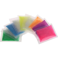 ERINGOGO Пакет из 2 флуоресцентных порошков Светящиеся в темноте украшения Фосфоресцентные пигменты Светящиеся блестки для ногтей Светлый по