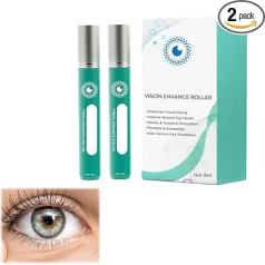 Сыворотка для массажа глаз, ролик для улучшения зрения, увлажняет кожу вокруг глаз, расслабляет глаза, снимает сухость и усталость, улучшае