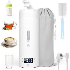 Чайник Dreamhigh® Travel Kettle, 450 мл мини чайник, 300 Вт маленький чайник из нержавеющей стали для кемпинга, подогрев в дороге, автоматическое отключе
